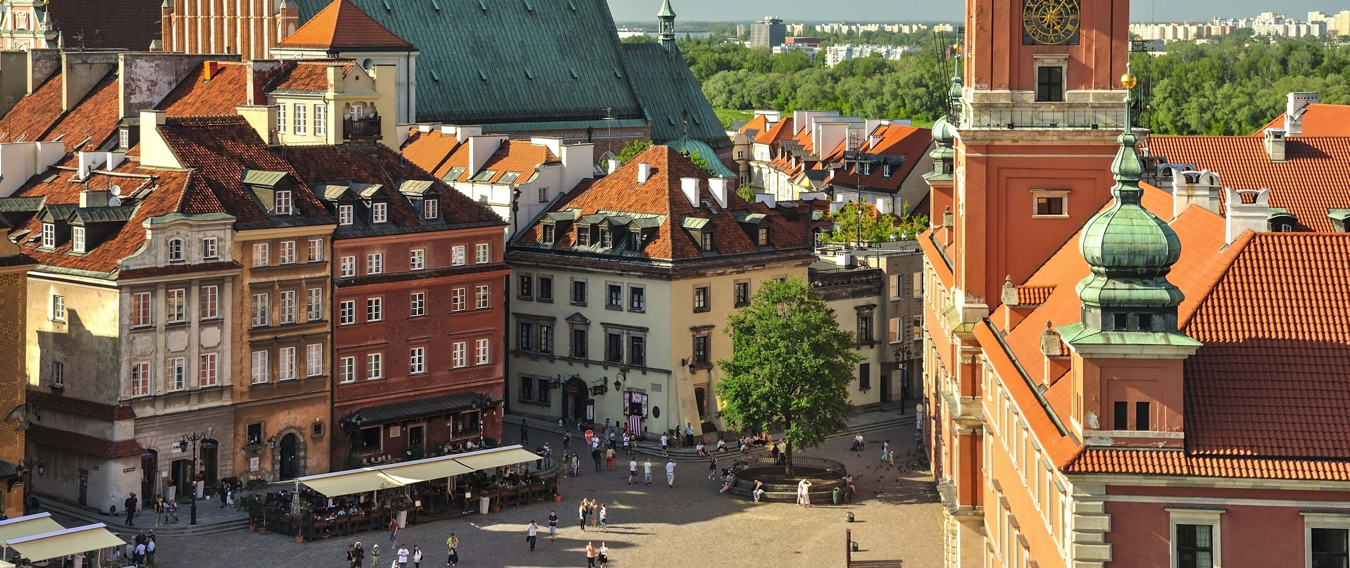 Picture of the Warsaw Old Town.
